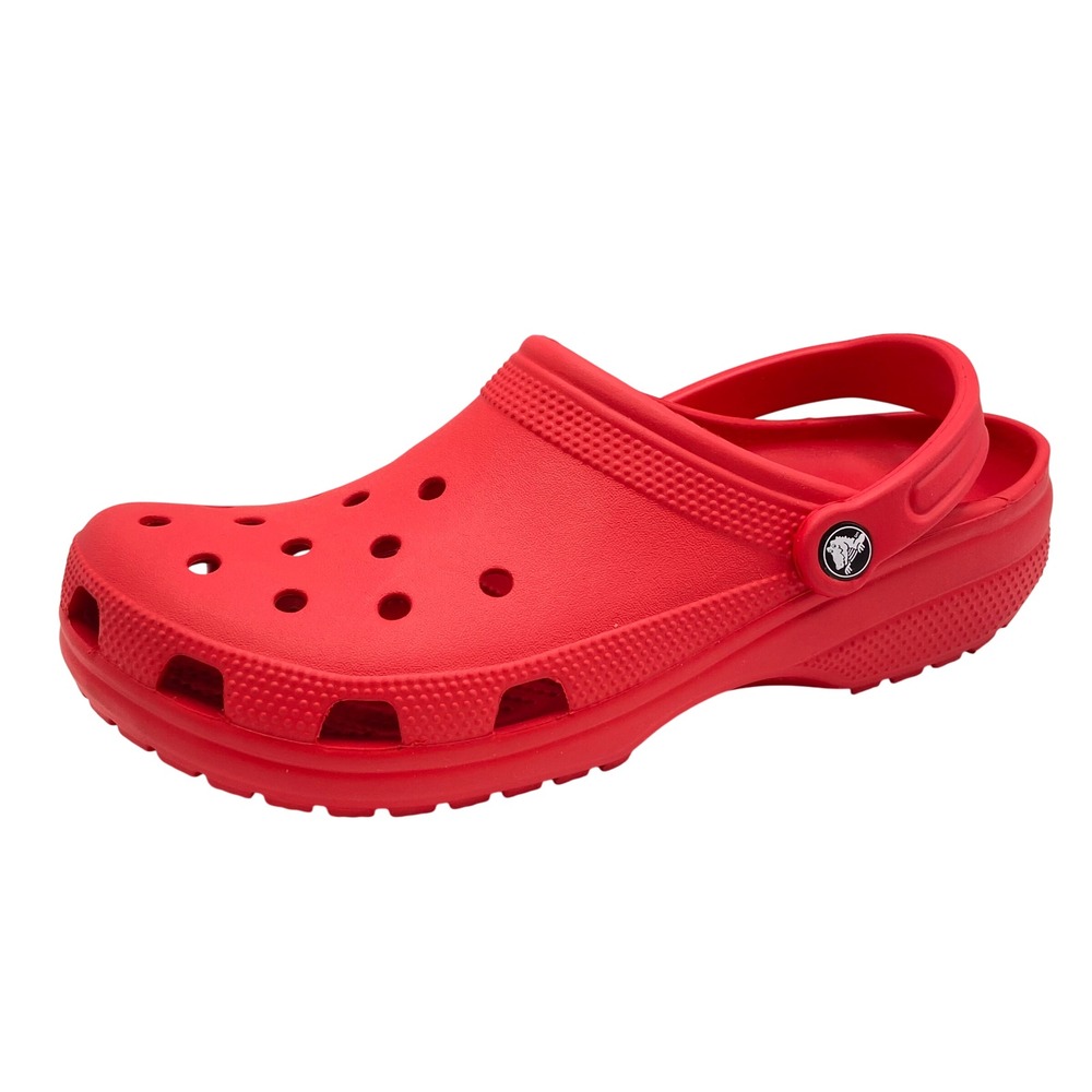 Crocs Men Classic Clog Water Friendly Slip On Sandal Red M10 W12 10001 NWT Beach